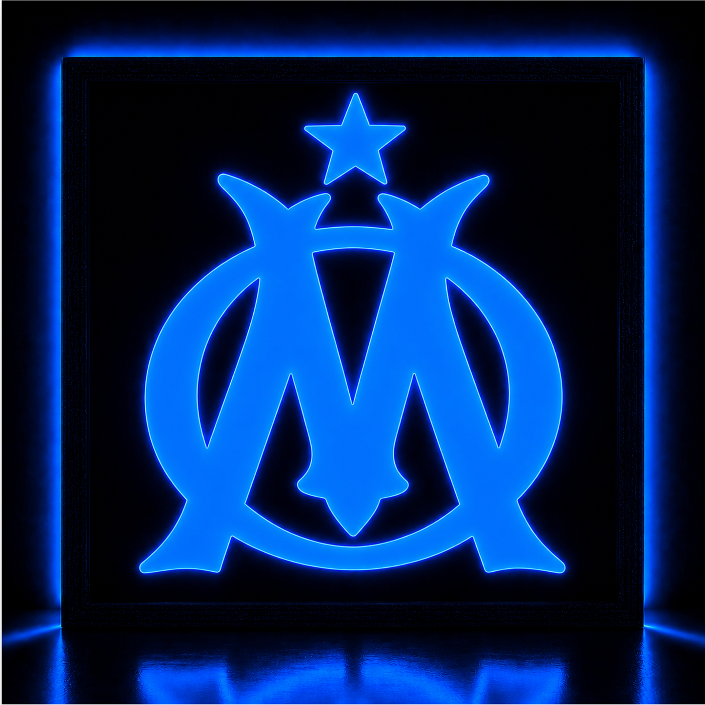 Fond de cabine Olympique de Marseille lumineux