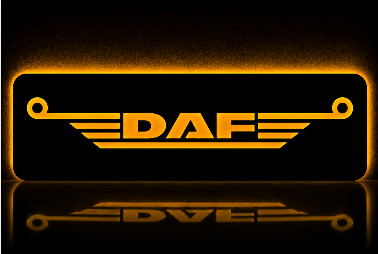 Plaque décorative camion lumineuse DAF