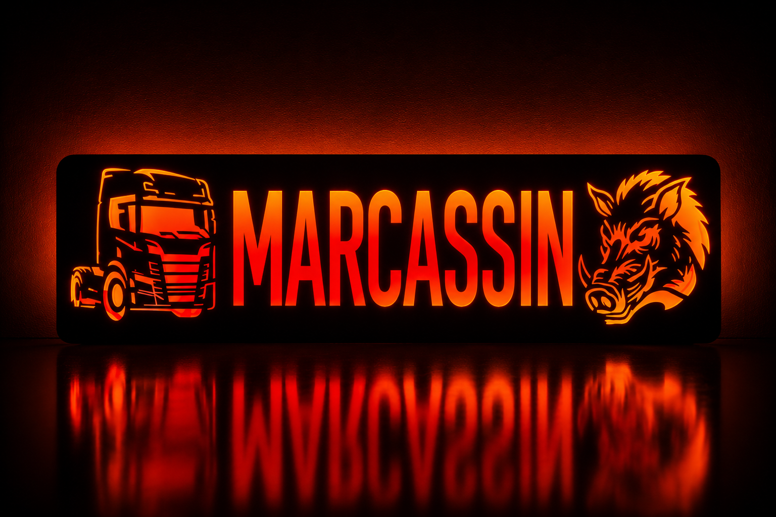 Panneau personnalisé LED poids lourds