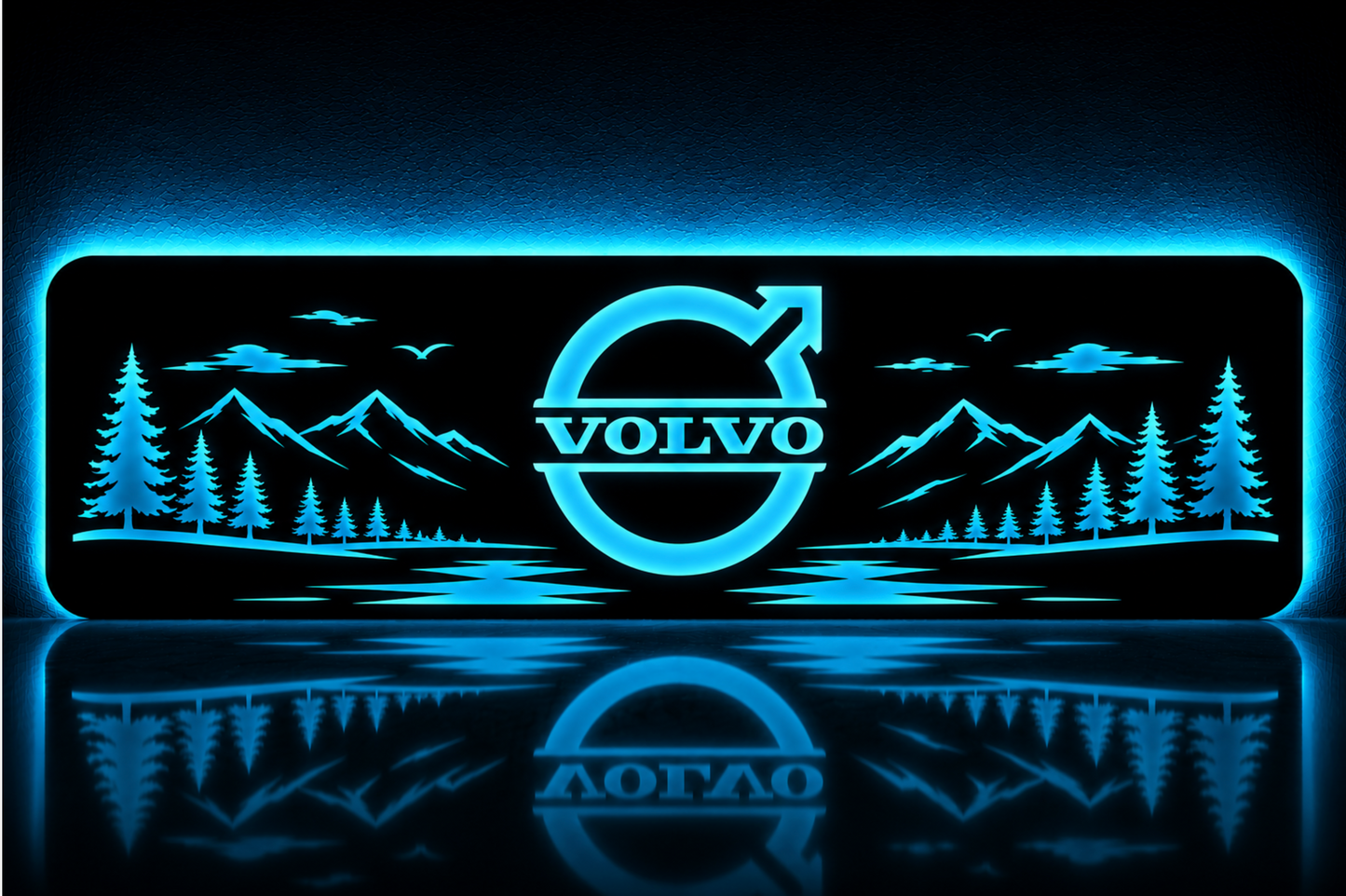 Plaque décorative camion lumineuse VOLVO