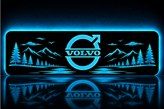 Plaque décorative camion lumineuse VOLVO