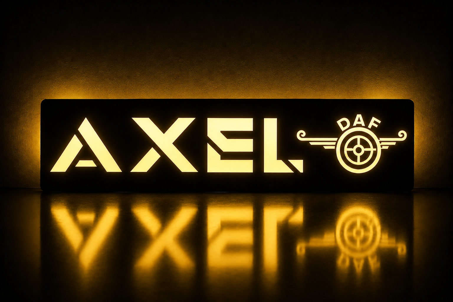 Plaque lumineuse camion  DAF