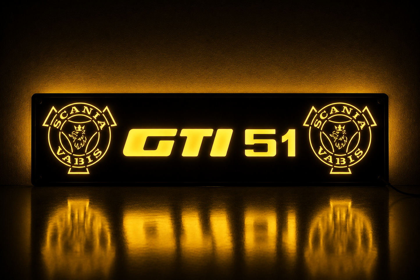 Plaque lumineuse camion GTi