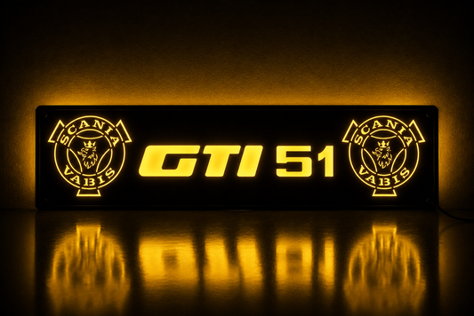 Plaque lumineuse camion GTi