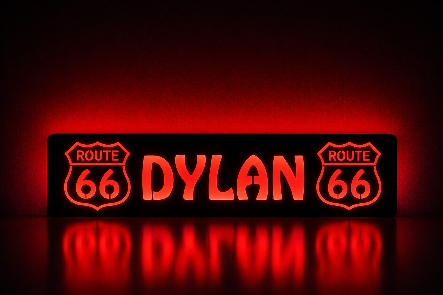 Plaque lumineuse camion Route 66