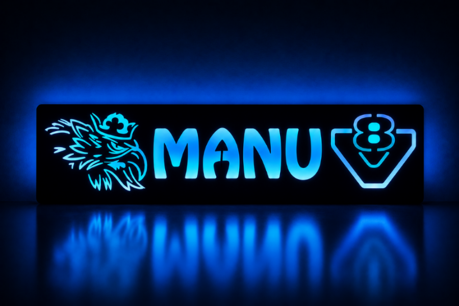 Plaque lumineuse camion Scania 8