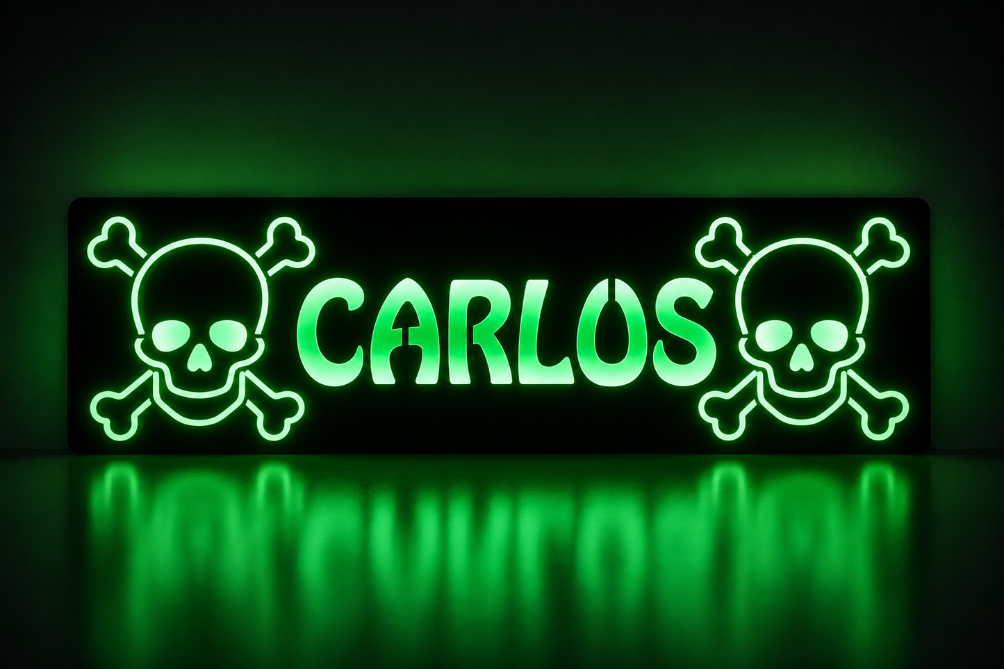 Plaque lumineuse camion TETE DE MORT